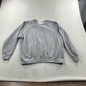 Mother Sweatshirt Womens Medium Heather Grey Biggie Concert Raglan Pullover